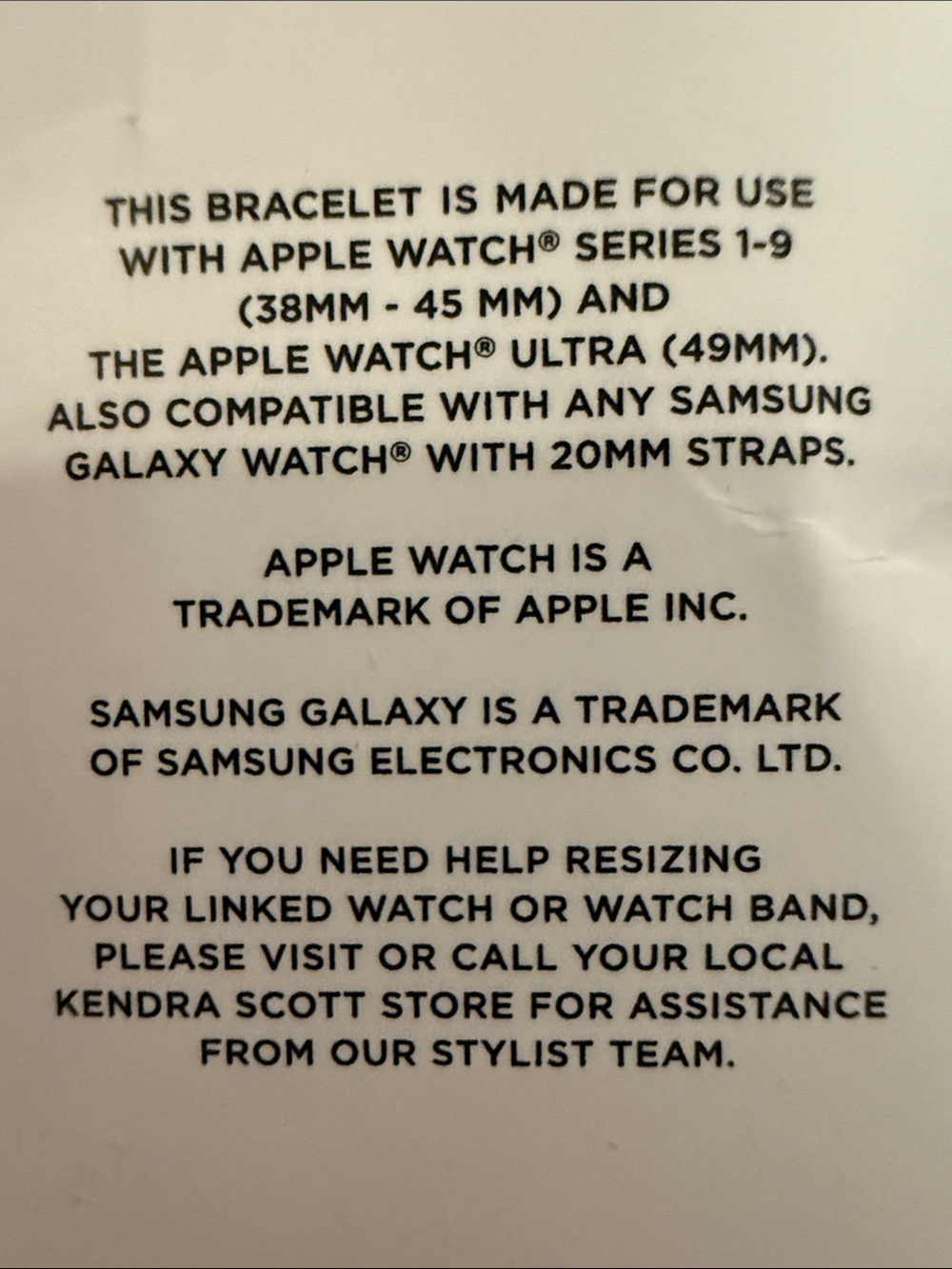 Kendra Scott Whitley Double Chain Two Tone Apple Watch Band - Picture 4 of 4